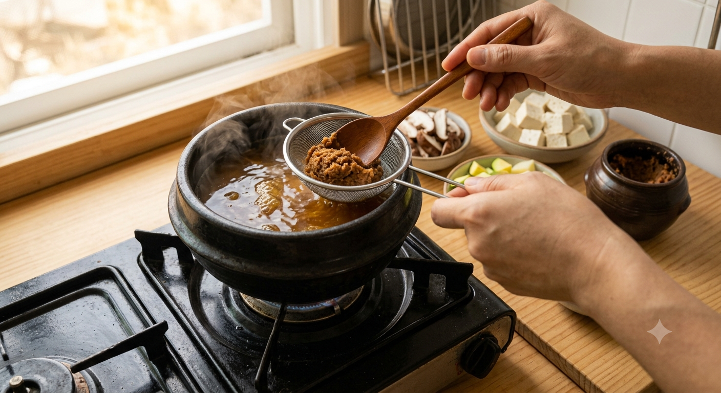 Doenjang Jjigae: Hearty Korean Soybean Paste Stew with Earthy Depth