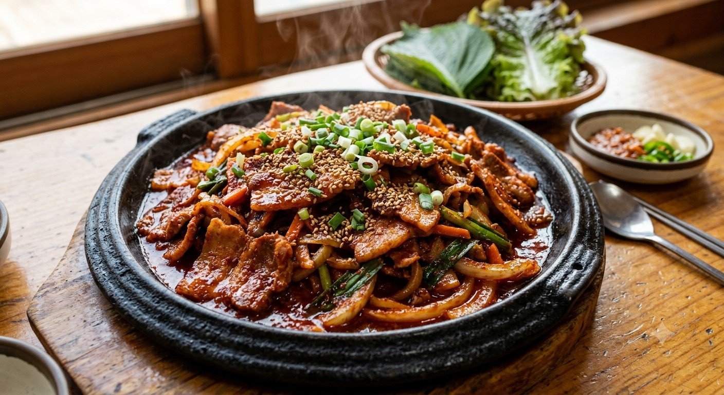 Jeyuk Bokkeum: Fiery and Sweet Korean Spicy Stir-Fried Pork